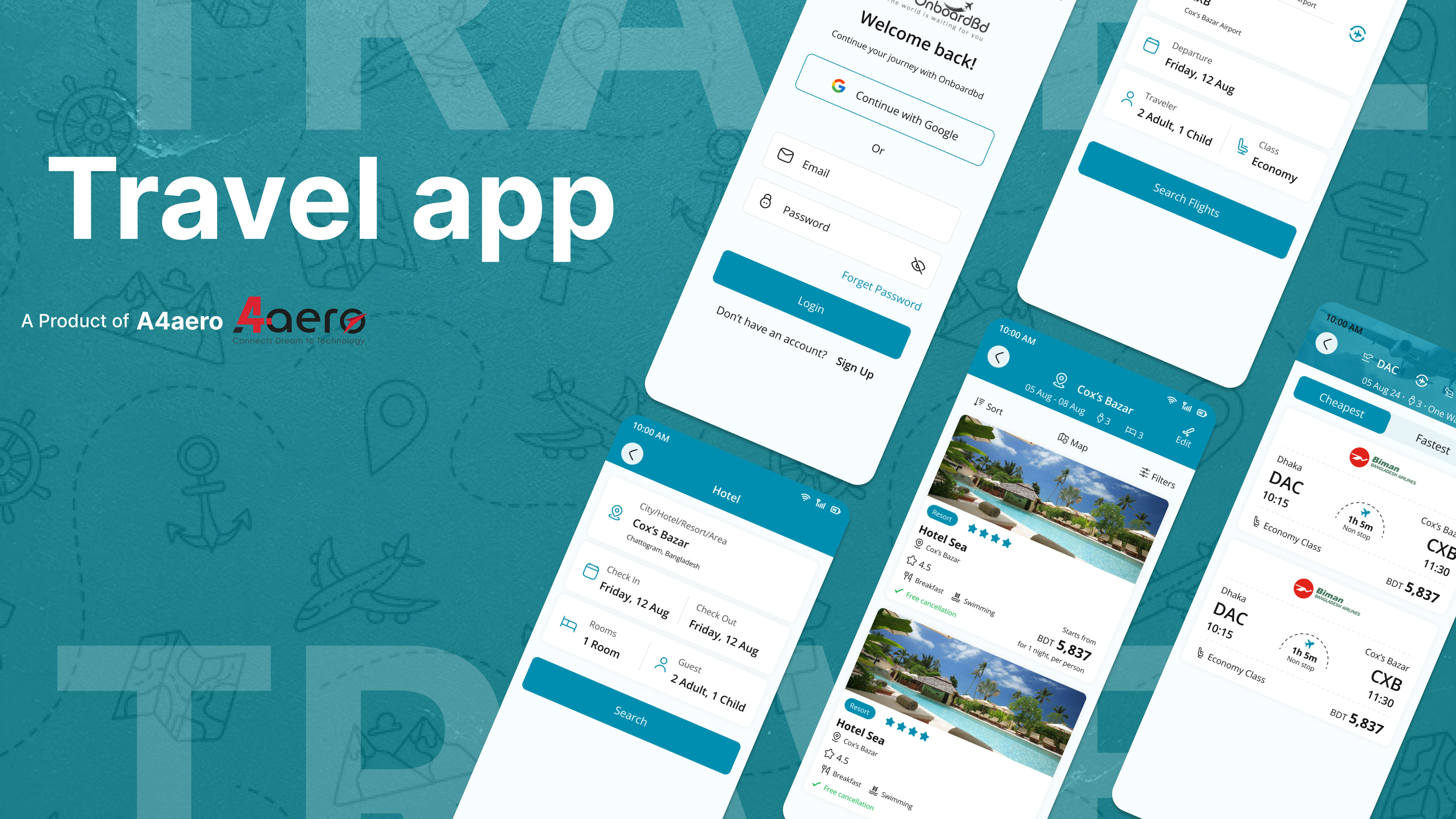 Travel App UI Design